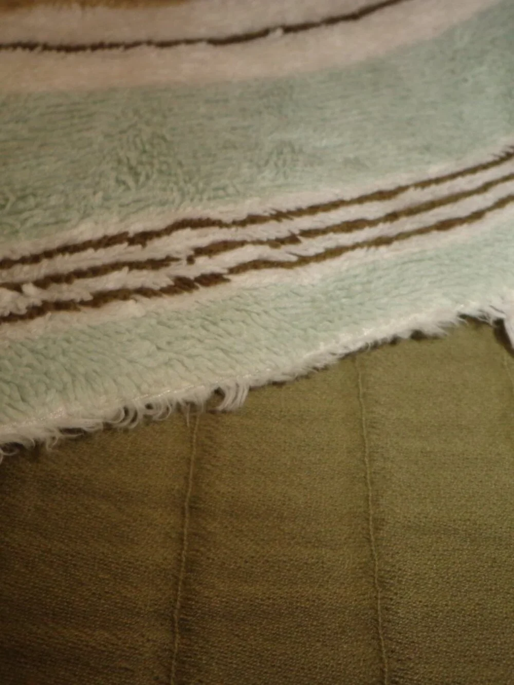 2 Sets of Pottery Barn Bath Towels Striped Used Coastal Colors